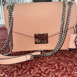 NEW Karl Lagerfeld Peach Bag - NWOT